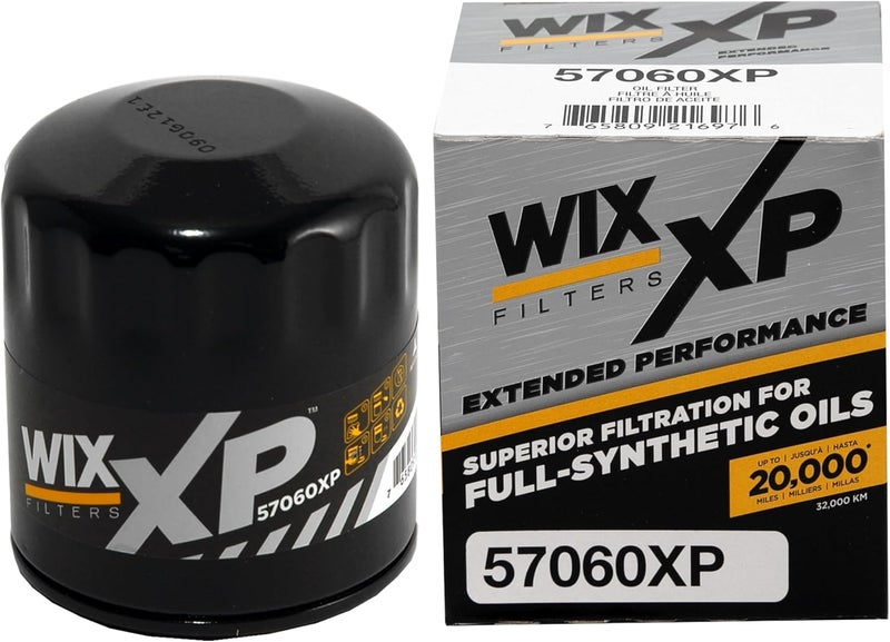 Wix 57060XP فلتر زيت بديل، مصمم للزيوت الاصطناعية - متوافق مع العديد من سيارات بويك، شيفروليه، جنرال موتورز، هامر، ساتورن، ساب، دودج، كرايسلر، جيب (07-15) - Image 1